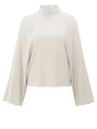 YAYA Textured raglan top