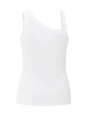 YAYA Top with asymmetric neckline