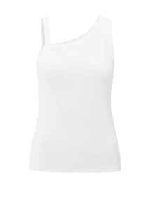 YAYA Top with asymmetric neckline