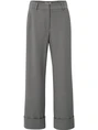YAYA Trousers with turn-ups
