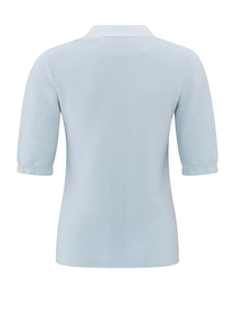 YAYA V-neck short sleeve sweater