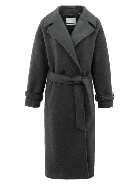 YAYA Woven boucle long length overs