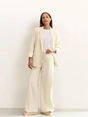 YAYA Woven loose fit blazer with sa