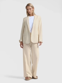 YAYA Woven loose fit blazer with sa