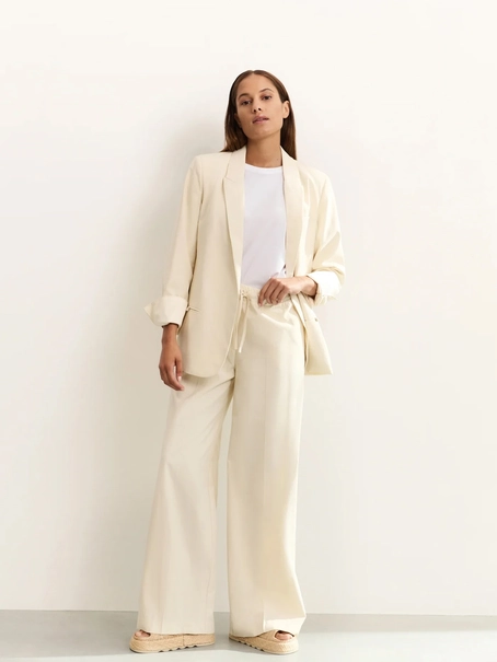 YAYA Woven loose fit blazer with sa