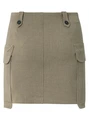 YAYA Woven mini cargo skirt