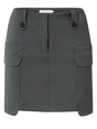YAYA Woven mini cargo skirt