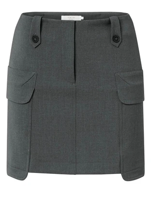 YAYA Woven mini cargo skirt