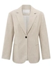 YAYA Woven oversized blazer with be