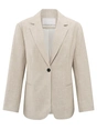 YAYA Woven oversized blazer with be