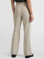 YAYA Woven pistripe wide leg trouse
