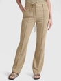 YAYA woven straight flared trousers