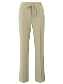 YAYA woven straight flared trousers
