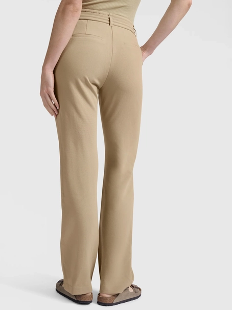 YAYA woven straight flared trousers