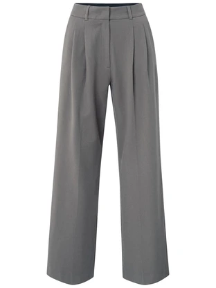 YAYA Woven trousers with pleats