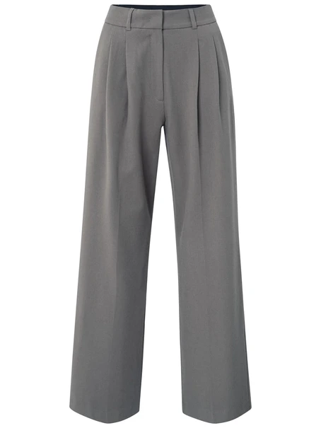 YAYA Woven trousers with pleats