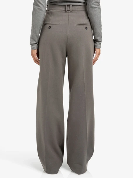 YAYA Woven trousers with pleats
