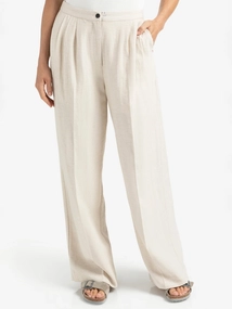 YAYA Woven trousers with wide legs