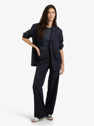 YAYA Woven wide leg trousers with s