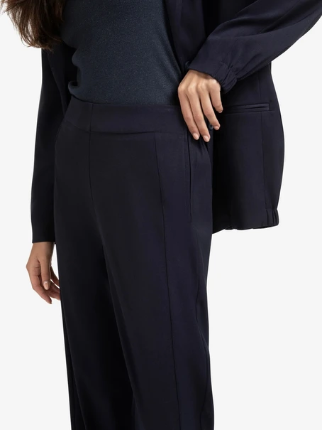 YAYA Woven wide leg trousers with s