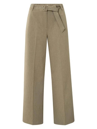 YAYA Woven wide leg trousers with
