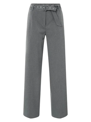 YAYA Woven wide leg trousers with