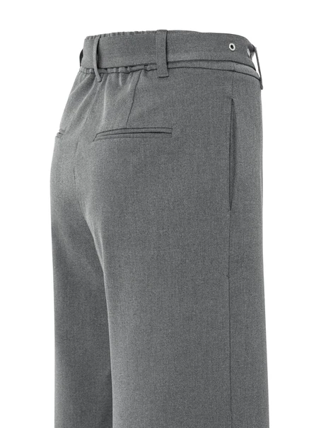 YAYA Woven wide leg trousers with