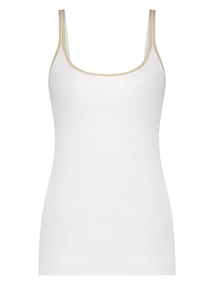 Your Best Luxury Style Lurex Strap Top