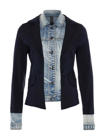 ZIP73 Blazer Denim Insert Blue