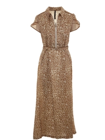 ZIP73 Longdress Leopard Caramel
